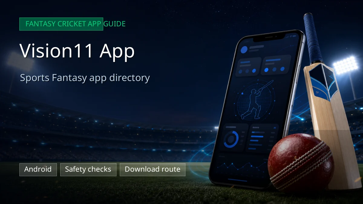 Vision11 App fantasy cricket guide